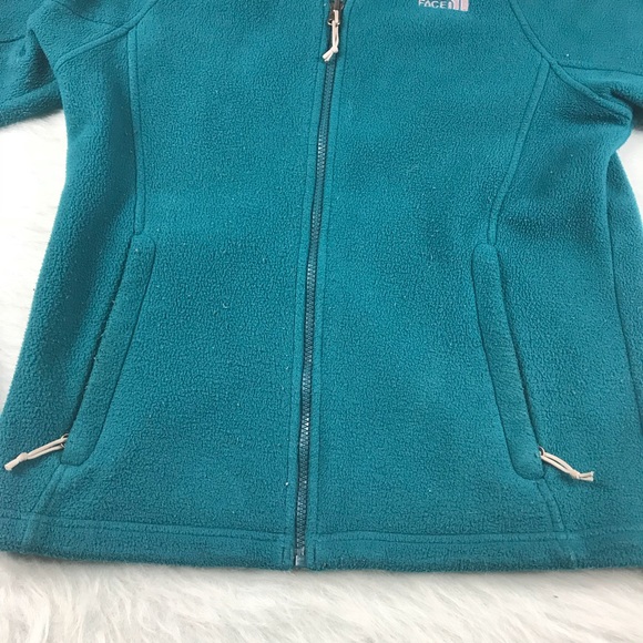 The North Face Women’s Fleece Jacket Small Green - Picture 3 of 8